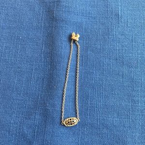 Kendra Scott Elaina silver adjustable bracelet